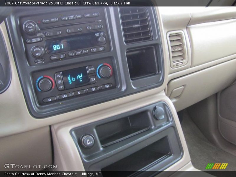 Black / Tan 2007 Chevrolet Silverado 2500HD Classic LT Crew Cab 4x4