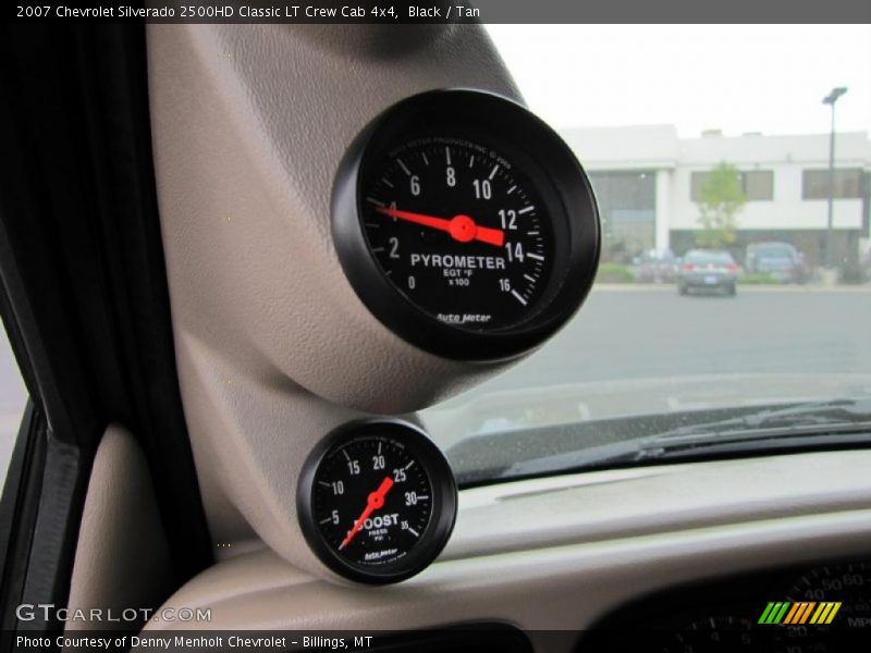 Black / Tan 2007 Chevrolet Silverado 2500HD Classic LT Crew Cab 4x4