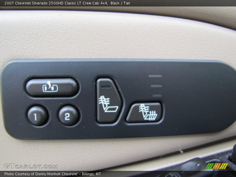 Black / Tan 2007 Chevrolet Silverado 2500HD Classic LT Crew Cab 4x4