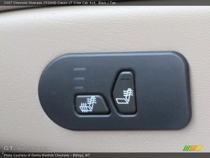 Black / Tan 2007 Chevrolet Silverado 2500HD Classic LT Crew Cab 4x4