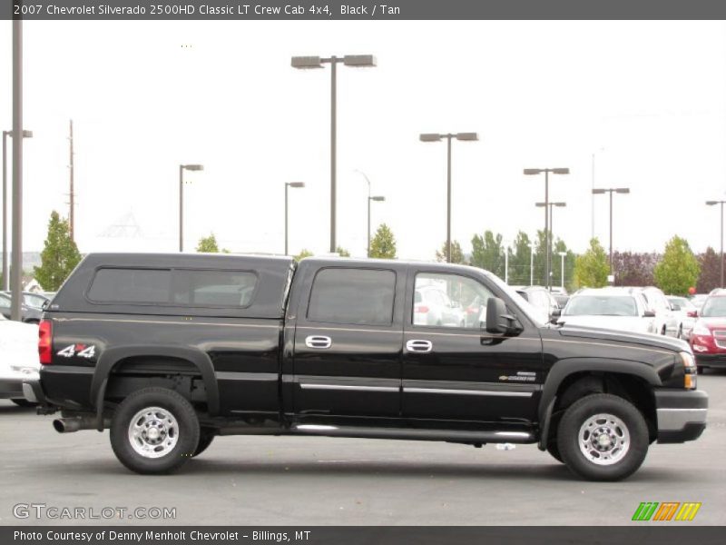 Black / Tan 2007 Chevrolet Silverado 2500HD Classic LT Crew Cab 4x4
