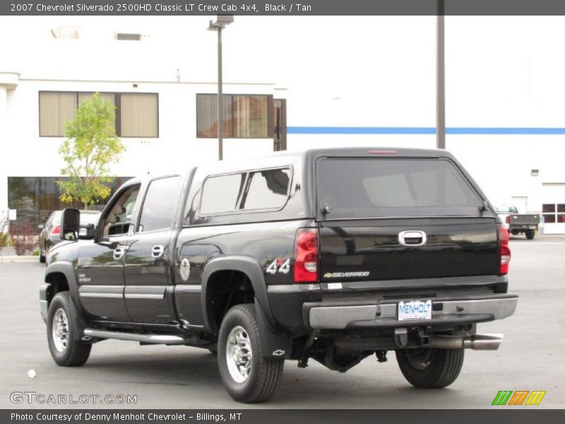 Black / Tan 2007 Chevrolet Silverado 2500HD Classic LT Crew Cab 4x4