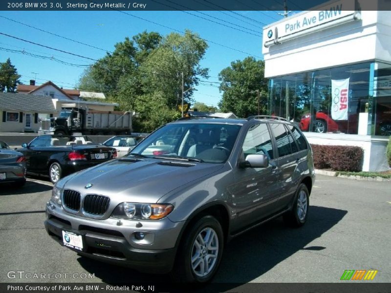 Sterling Grey Metallic / Grey 2006 BMW X5 3.0i