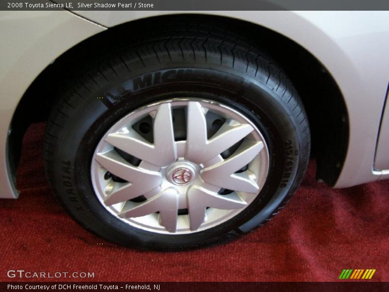 Silver Shadow Pearl / Stone 2008 Toyota Sienna LE