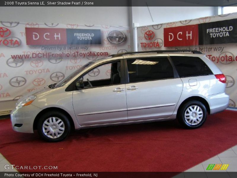 Silver Shadow Pearl / Stone 2008 Toyota Sienna LE