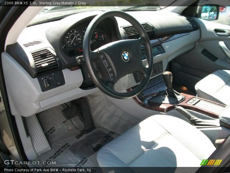 Sterling Grey Metallic / Grey 2006 BMW X5 3.0i