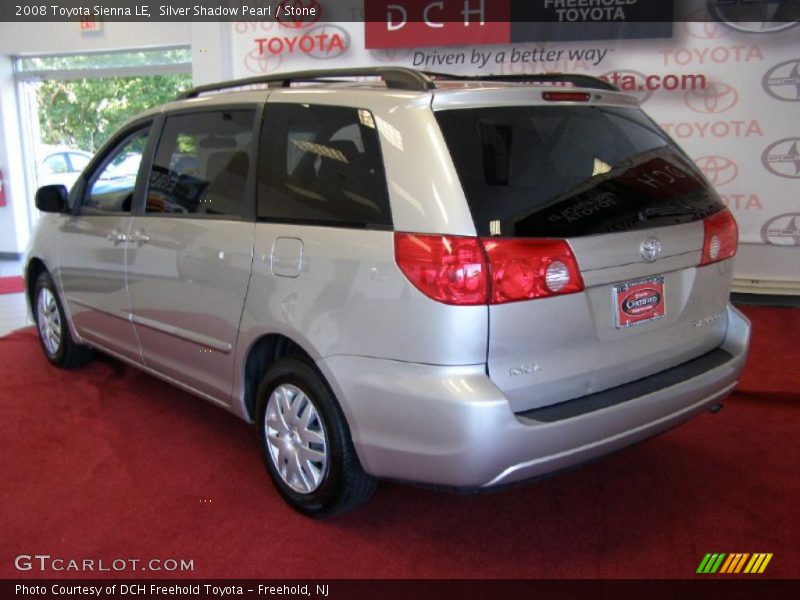 Silver Shadow Pearl / Stone 2008 Toyota Sienna LE