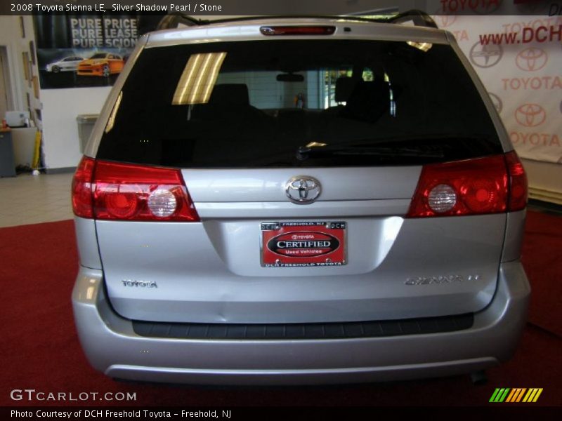 Silver Shadow Pearl / Stone 2008 Toyota Sienna LE