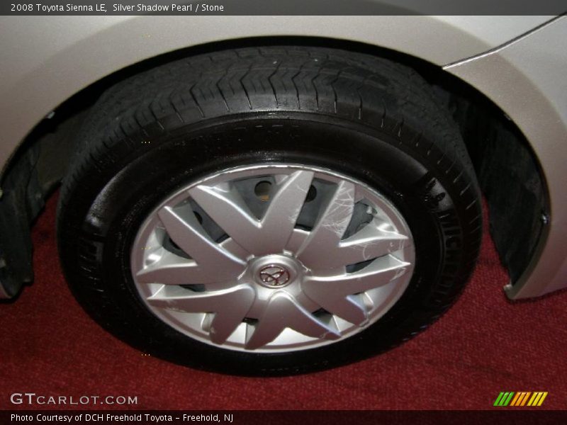 Silver Shadow Pearl / Stone 2008 Toyota Sienna LE