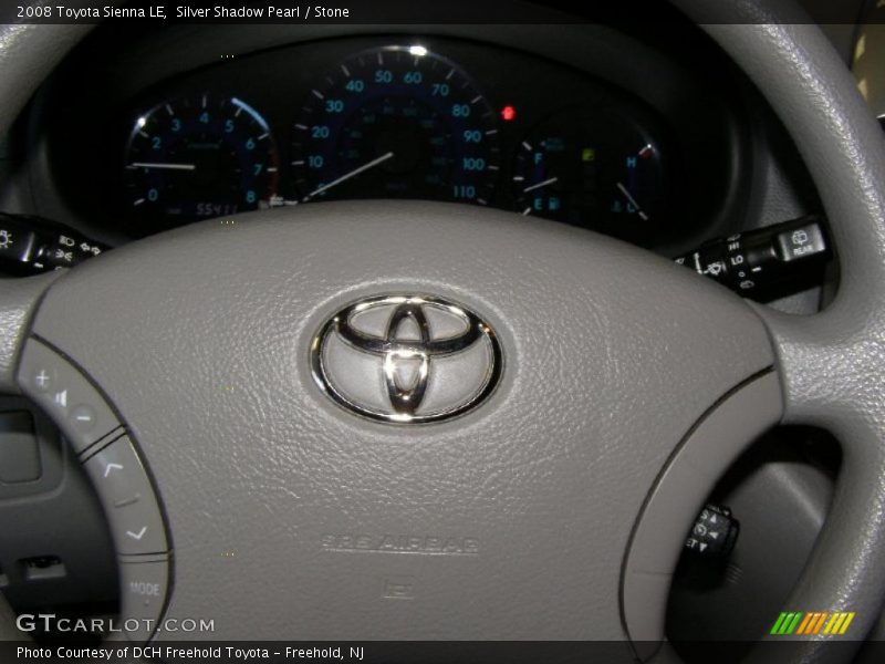 Silver Shadow Pearl / Stone 2008 Toyota Sienna LE