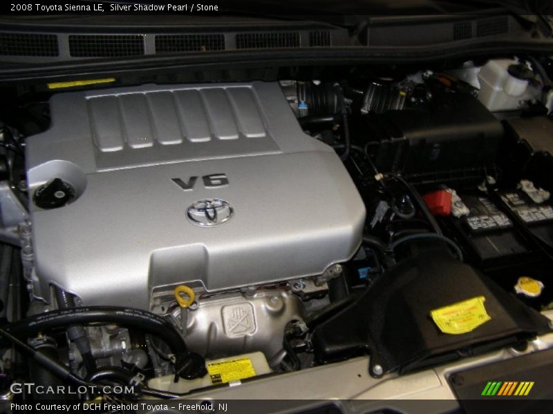 Silver Shadow Pearl / Stone 2008 Toyota Sienna LE