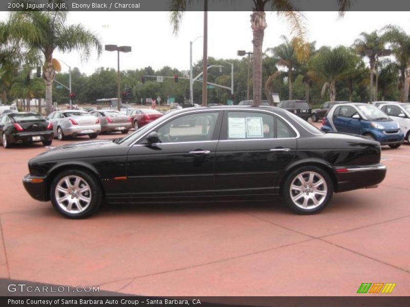 Ebony Black / Charcoal 2004 Jaguar XJ XJ8