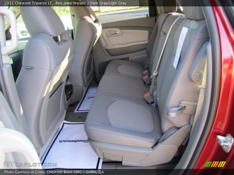 Red Jewel Metallic / Dark Gray/Light Gray 2011 Chevrolet Traverse LT