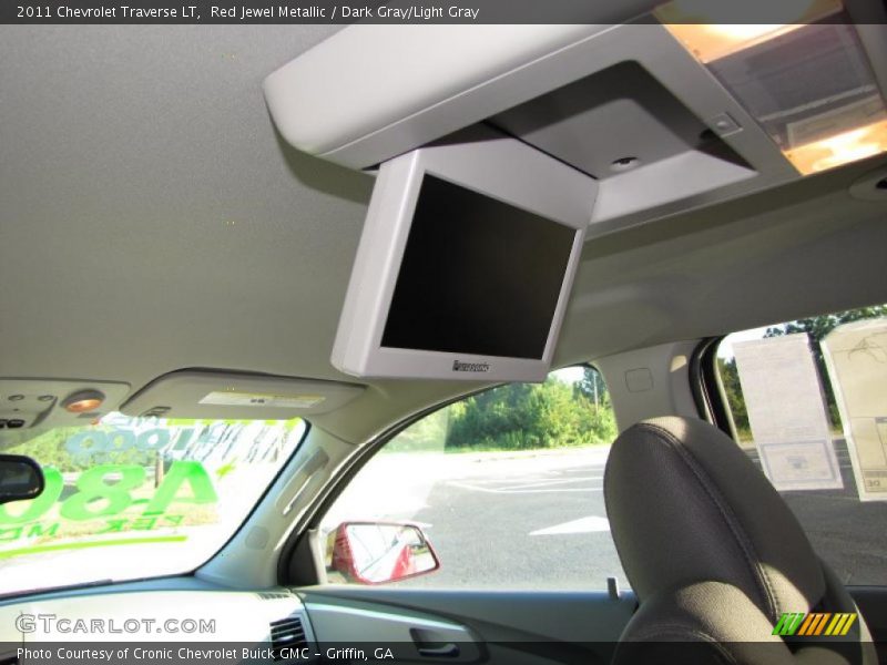 Red Jewel Metallic / Dark Gray/Light Gray 2011 Chevrolet Traverse LT