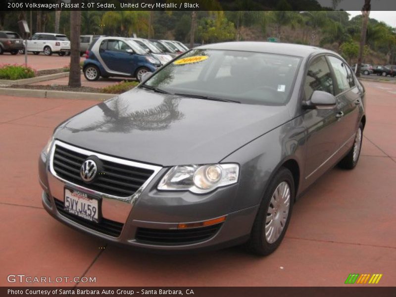 United Grey Metallic / Black 2006 Volkswagen Passat 2.0T Sedan
