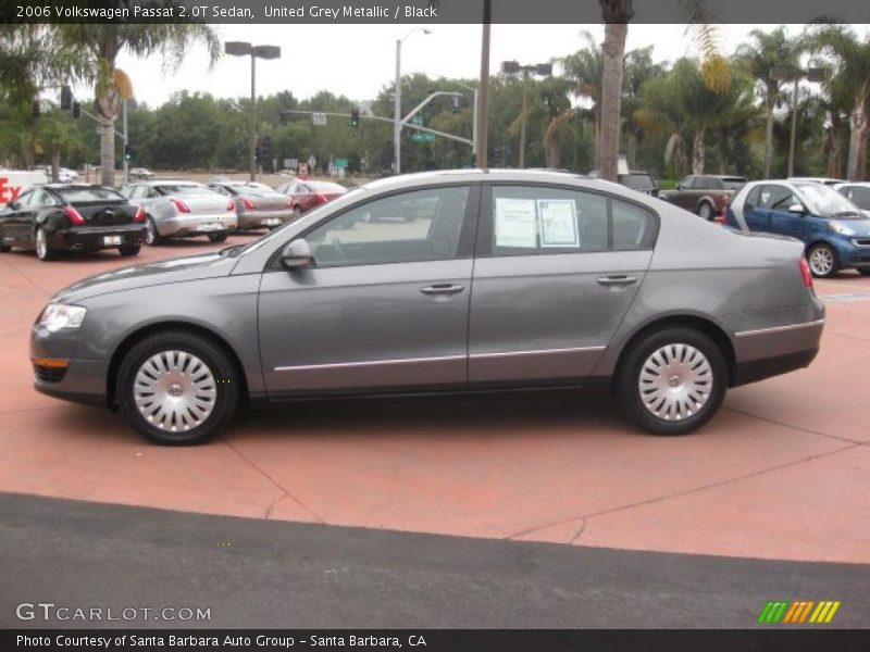United Grey Metallic / Black 2006 Volkswagen Passat 2.0T Sedan
