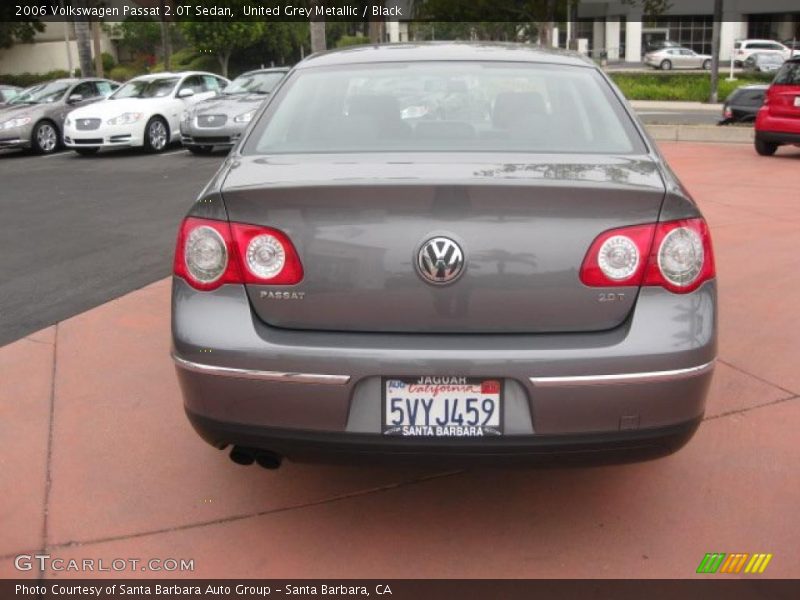 United Grey Metallic / Black 2006 Volkswagen Passat 2.0T Sedan