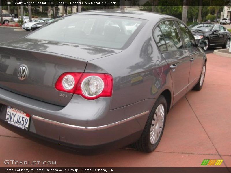 United Grey Metallic / Black 2006 Volkswagen Passat 2.0T Sedan