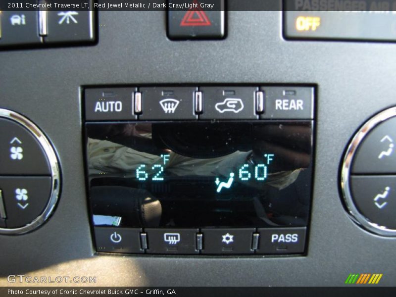 Red Jewel Metallic / Dark Gray/Light Gray 2011 Chevrolet Traverse LT