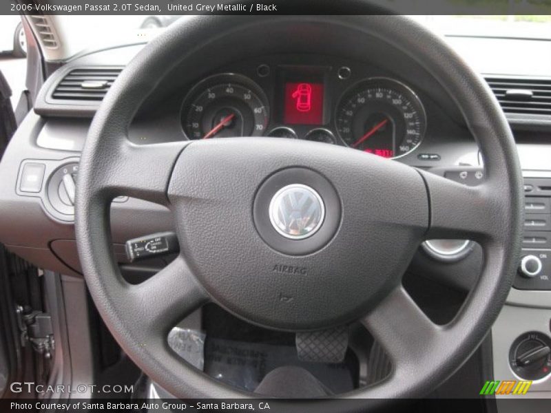 United Grey Metallic / Black 2006 Volkswagen Passat 2.0T Sedan