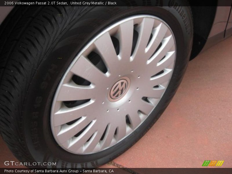 United Grey Metallic / Black 2006 Volkswagen Passat 2.0T Sedan