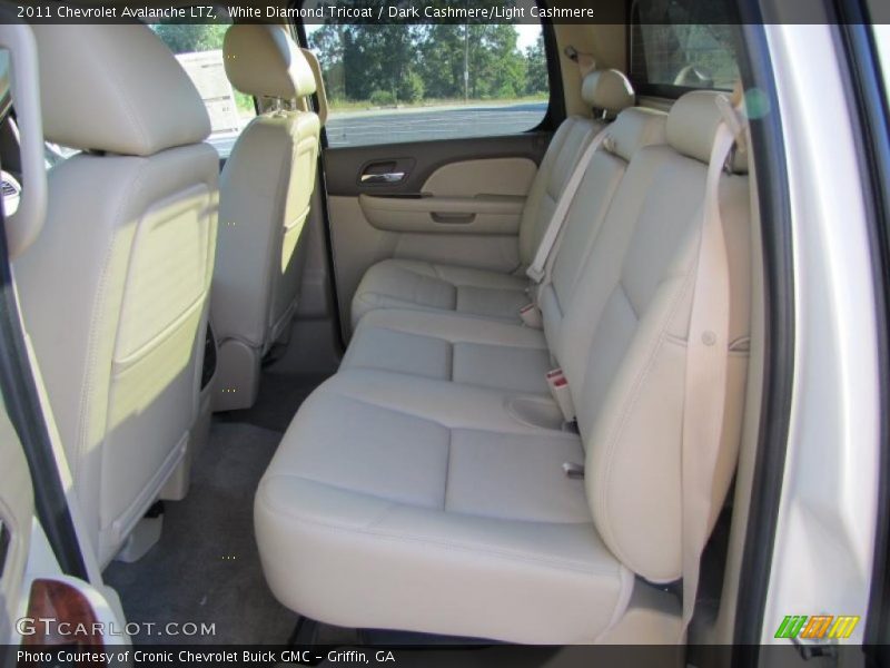 White Diamond Tricoat / Dark Cashmere/Light Cashmere 2011 Chevrolet Avalanche LTZ