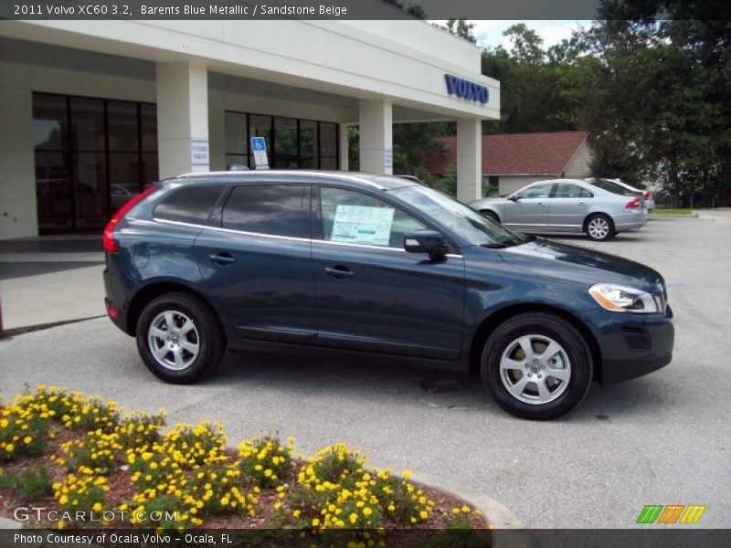 Barents Blue Metallic / Sandstone Beige 2011 Volvo XC60 3.2
