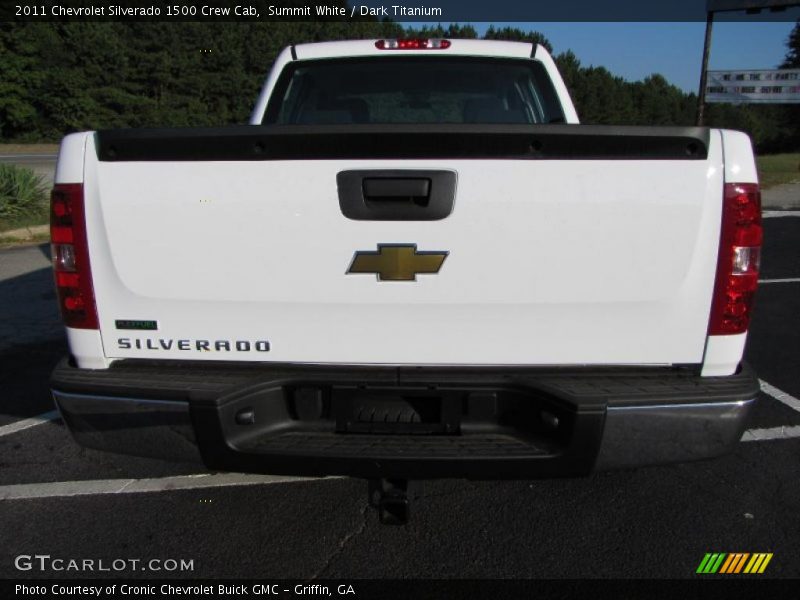 Summit White / Dark Titanium 2011 Chevrolet Silverado 1500 Crew Cab