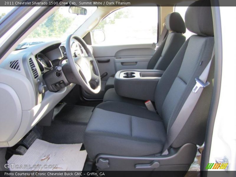 Summit White / Dark Titanium 2011 Chevrolet Silverado 1500 Crew Cab