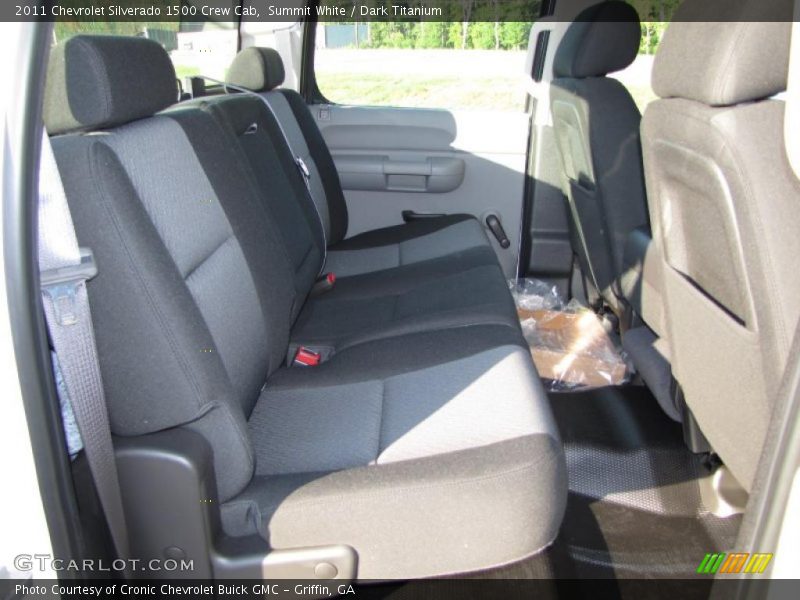Summit White / Dark Titanium 2011 Chevrolet Silverado 1500 Crew Cab