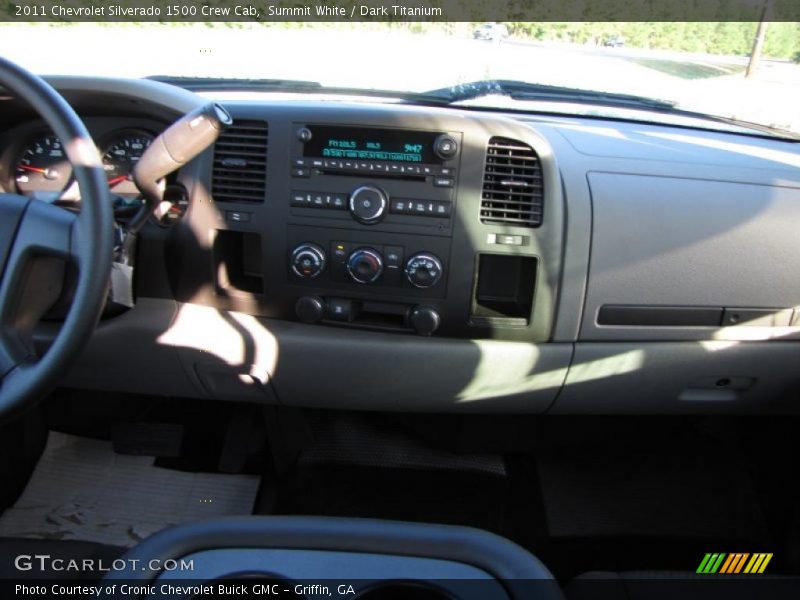 Summit White / Dark Titanium 2011 Chevrolet Silverado 1500 Crew Cab