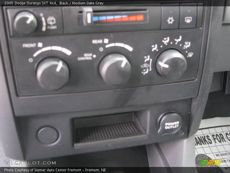 Black / Medium Slate Gray 2005 Dodge Durango SXT 4x4