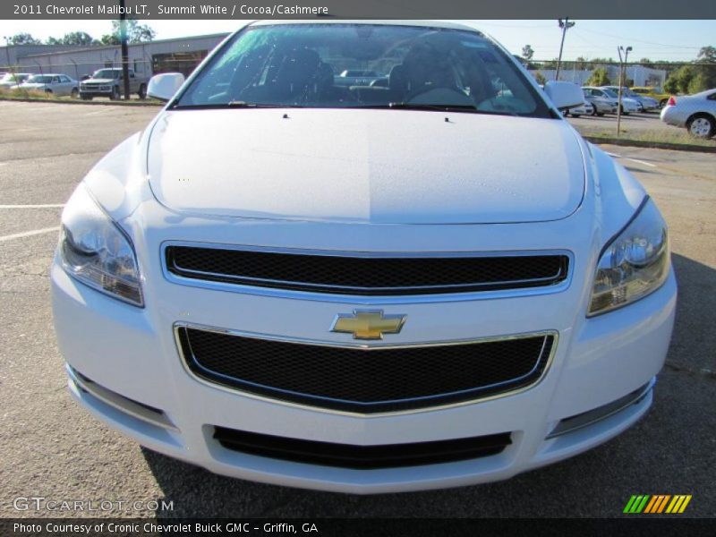 Summit White / Cocoa/Cashmere 2011 Chevrolet Malibu LT