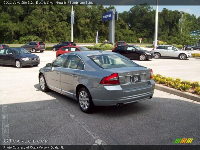 Electric Silver Metallic / Sandstone Beige 2011 Volvo S80 3.2