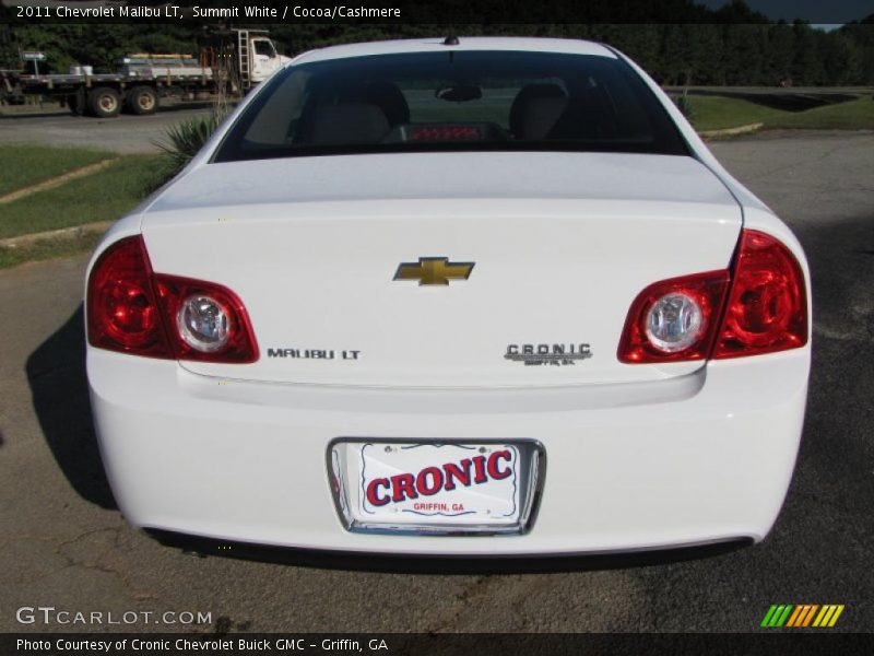 Summit White / Cocoa/Cashmere 2011 Chevrolet Malibu LT