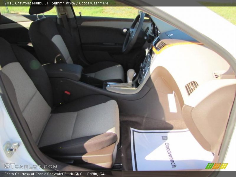 Summit White / Cocoa/Cashmere 2011 Chevrolet Malibu LT