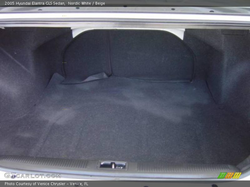 Nordic White / Beige 2005 Hyundai Elantra GLS Sedan