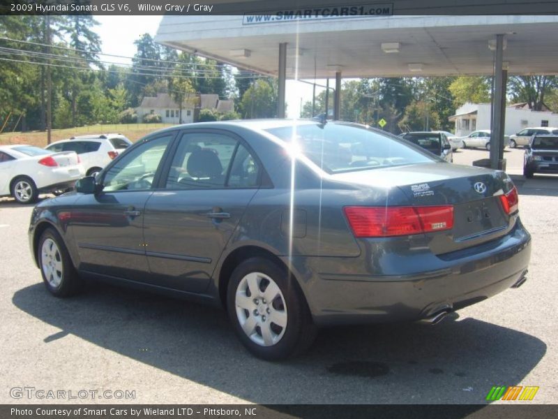 Willow Gray / Gray 2009 Hyundai Sonata GLS V6