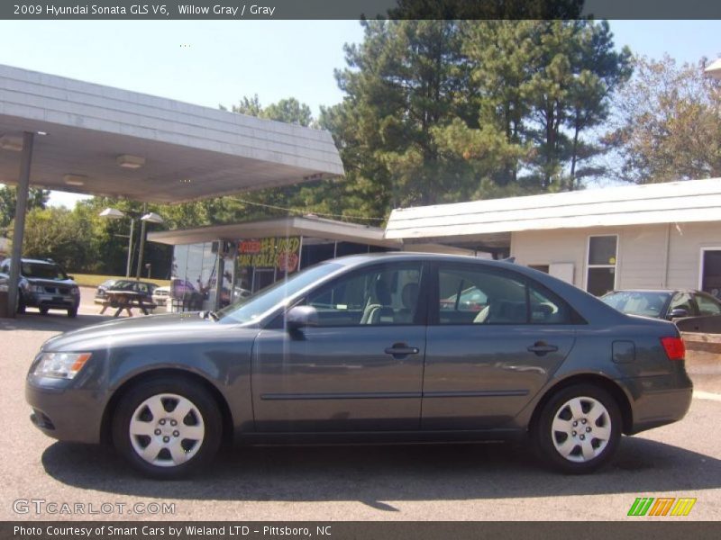 Willow Gray / Gray 2009 Hyundai Sonata GLS V6