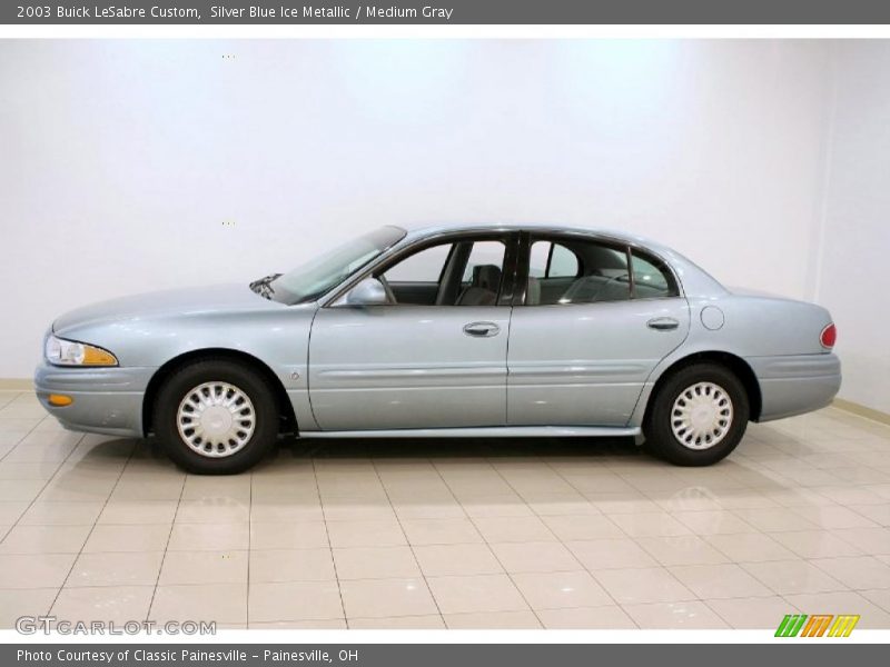 Silver Blue Ice Metallic / Medium Gray 2003 Buick LeSabre Custom