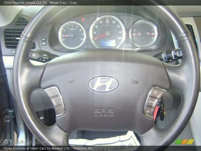 Willow Gray / Gray 2009 Hyundai Sonata GLS V6