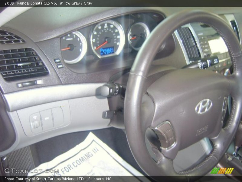 Willow Gray / Gray 2009 Hyundai Sonata GLS V6