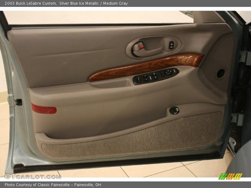 Silver Blue Ice Metallic / Medium Gray 2003 Buick LeSabre Custom