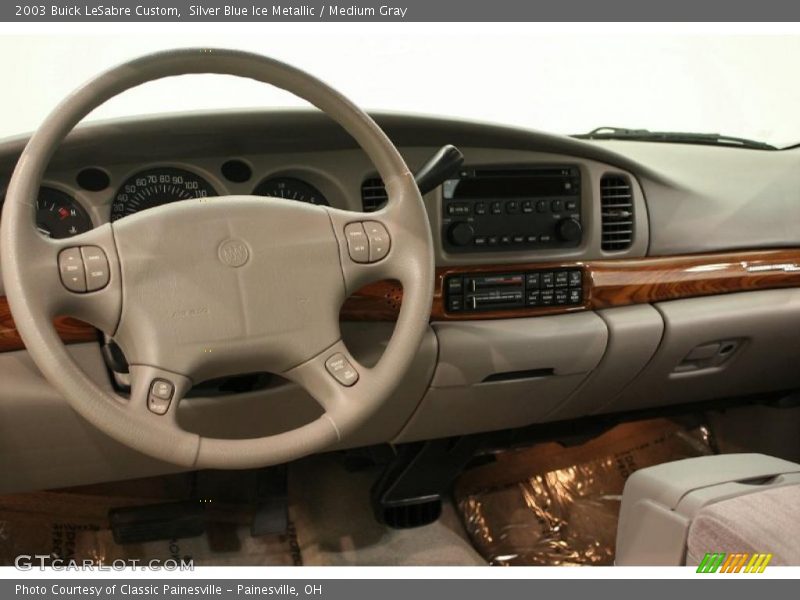 Silver Blue Ice Metallic / Medium Gray 2003 Buick LeSabre Custom