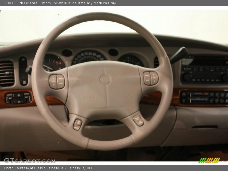 Silver Blue Ice Metallic / Medium Gray 2003 Buick LeSabre Custom