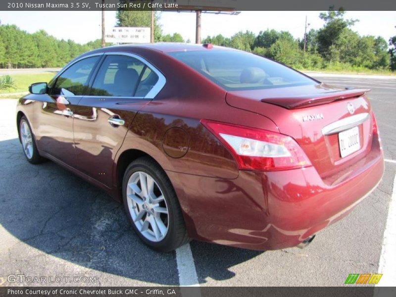 Tuscan Sun Red / Caffe Latte 2010 Nissan Maxima 3.5 SV