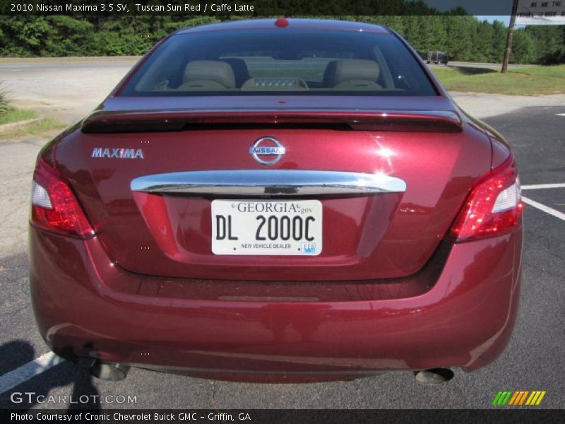 Tuscan Sun Red / Caffe Latte 2010 Nissan Maxima 3.5 SV