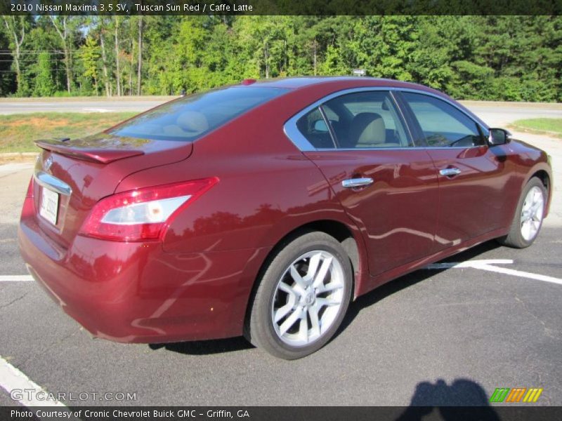 Tuscan Sun Red / Caffe Latte 2010 Nissan Maxima 3.5 SV