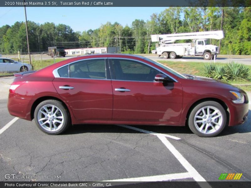 Tuscan Sun Red / Caffe Latte 2010 Nissan Maxima 3.5 SV