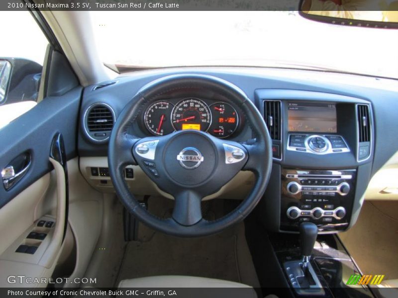 Tuscan Sun Red / Caffe Latte 2010 Nissan Maxima 3.5 SV